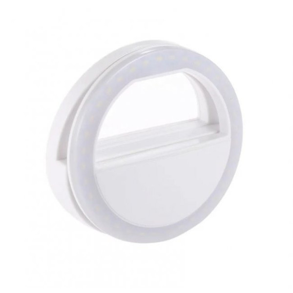 Светодиодное селфи кольцо Selfie Ring Light на батарейках