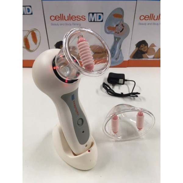 Антицеллюлитный вакуумный массажер Cellules MD с двумя насадками