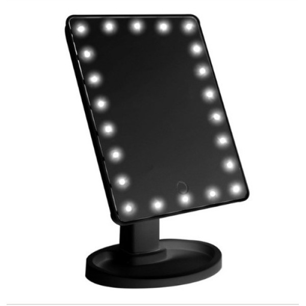 Настольное зеркало для макияжа SUNROZ с LED подсветкой 16 светодиодов Large Led Mirror