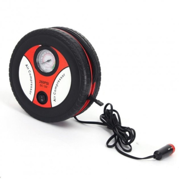 Мини автомобильный насос компрессор Air Compressor 260PSI DC-12V портативный