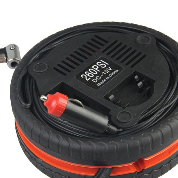 Мини автомобильный насос компрессор Air Compressor 260PSI DC-12V портативный