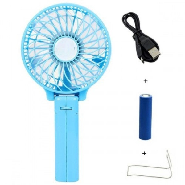 Вентилятор аккумуляторный мини с ручкой USB Handy Fan