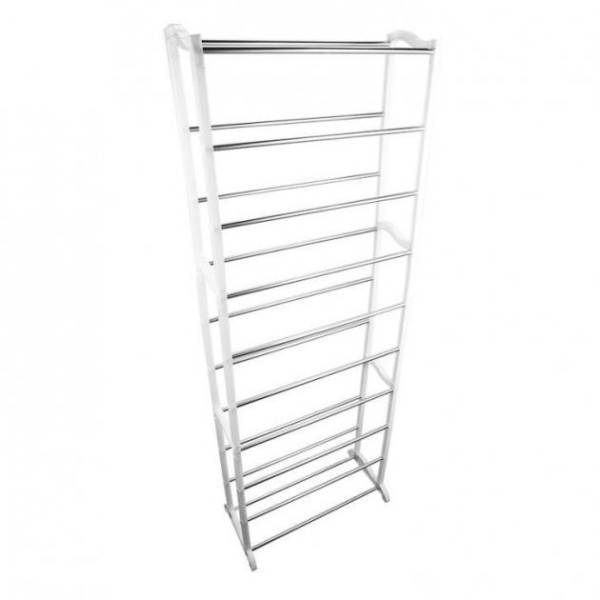Полка для обуви Amazing Shoe Rack на 30 пар оганайзер для обуви белый