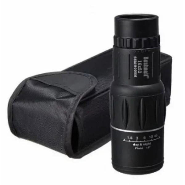 Компактный ночной монокуляр Bushnell 16x52 с возможностью видения в темноте