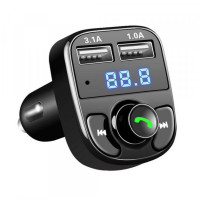 Модулятор в машину CAR X8 BT / ФМ Модулятор / ФМ Трансмиттер с Bluetooth
