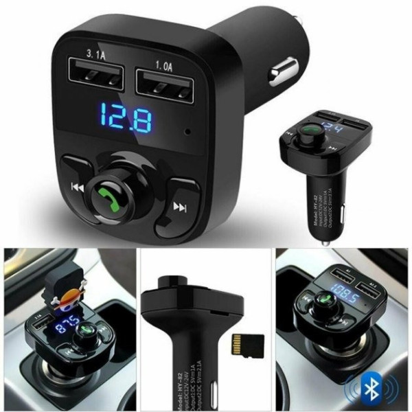 Модулятор в машину CAR X8 BT / ФМ Модулятор / ФМ Трансмиттер с Bluetooth