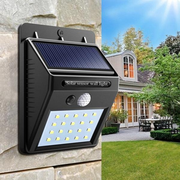 Светильник LED наружного освещения Solar Motion Sensor Light с датчиком движения на солнечных батареях