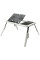 Портативный складной столик для ноутбука с охлаждением 2 USB кулерами E-Table LD-09 черный