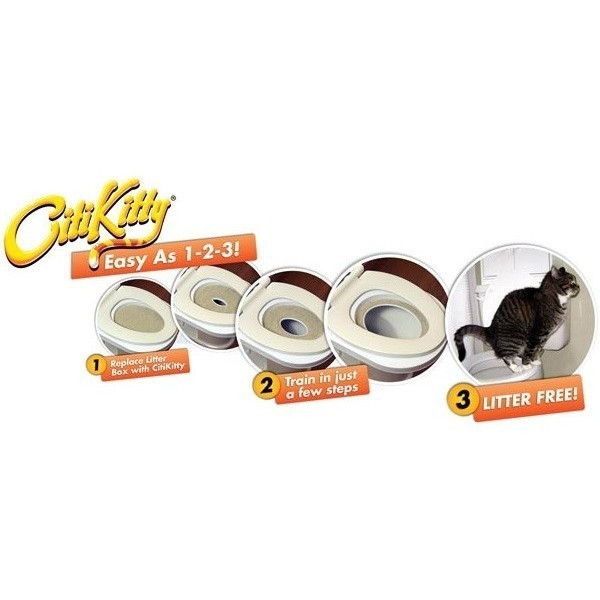 Набор для приучения кошек к унитазу CitiKitty Cat Toilet Training Kit