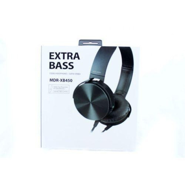 Накладные наушники гарнитура Extra Bass MDR-XB450, проводные стерео наушники