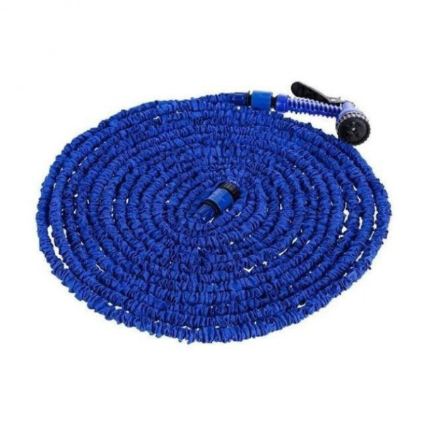 Садовый шланг для полива  X-HOSE 15 метров синий