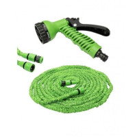 Шланг садовый для полива Magic Hose зеленый саморастягивающийся 22,5 м