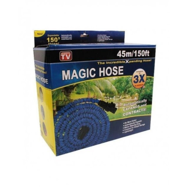 Поливочный шланг Magic Hose 45 метров с распылителем