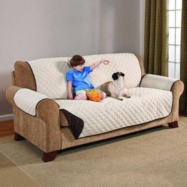 Покрывало на диван двустороннее Couch Coat водонепроницаемая защитная накидка