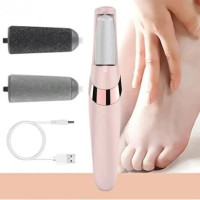 Электрическая пемза для ног Wanhengda Pedi Electronic розовая портативная