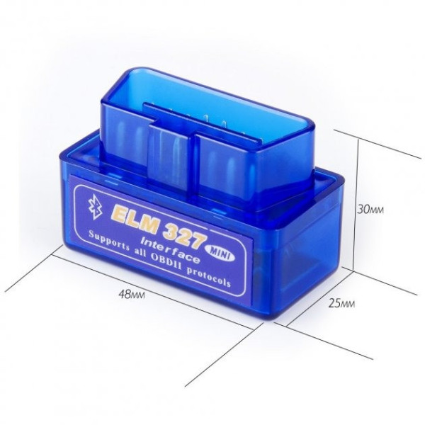 Автосканер диагностический ELM327 OBD-2 v1.5 Bluetooth (PIC18F25K80)