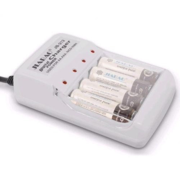 Комплект JB-Jiabao  Charger JB-212 на 4 батарейки Зарядное устройство и батарейки пальчиковые