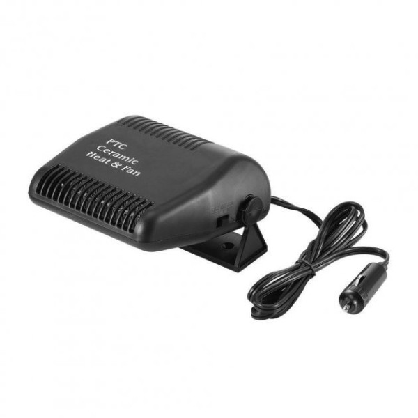 Портативный обогреватель для салона авто от прикуривателя CAR FAN 701 Plus автодуйка, Black
