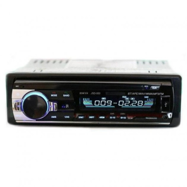 Мощная магнитола JSD-520 с Bluetooth, 4*60 Вт