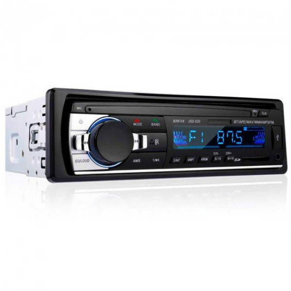 Мощная магнитола JSD-520 с Bluetooth, 4*60 Вт