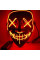 Маска Purge неоновая "Судно ночь" светится в темноте