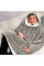 Плед толстовка двухсторонняя халат с капюшоном и рукавами Blanket Huggle Hoodie
