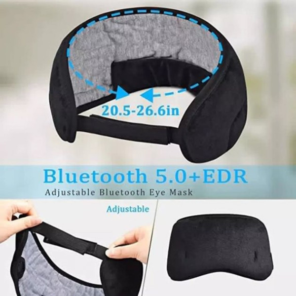 Маска для сна и отдыха с bluetooth гарнитурой повязка на глаза с наушниками