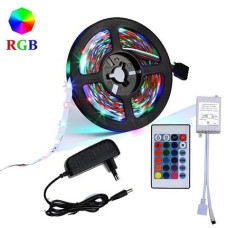 Многоцветная RGB светодиодная LED лента с диодом SMD2835 с питанием 12V и степенью защиты IP65