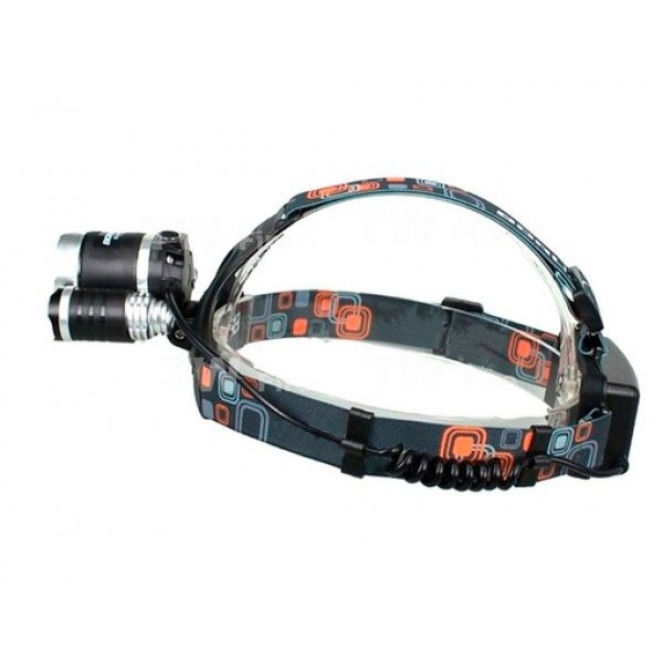 Светодиодный налобный фонарь X-Balog RJ-3000-T6 на 3 LED