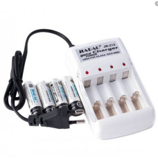 Комплект JB-Jiabao  Charger JB-212 на 4 батарейки Зарядное устройство и батарейки пальчиковые