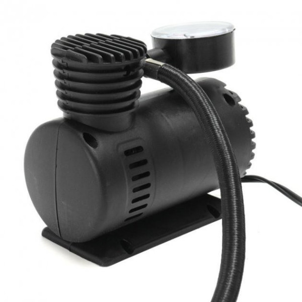 Автомобильный насос Air Compressor DC-12V 250 PSI с манометром компрессор