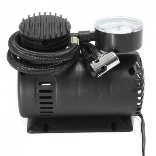 Автомобильный насос Air Compressor DC-12V 250 PSI с манометром компрессор