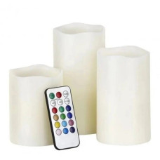 Светодиодный Ночник Набор свечей LED светильник 3 свечи 12 цветов Luma Candles Color Changing