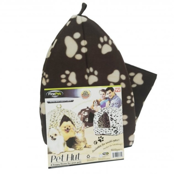 Мягкий домик лежанка для собак и кошек Pet Hut  Домашняя будка для животных