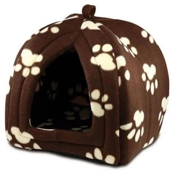 Мягкий домик лежанка для собак и кошек Pet Hut  Домашняя будка для животных