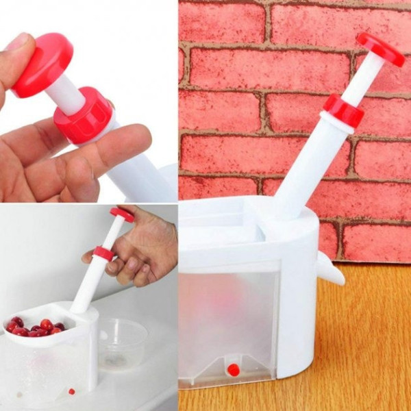 Машинка для удаления косточек из вишни, черешни, маслин и оливок Helfer Hoff Cherry