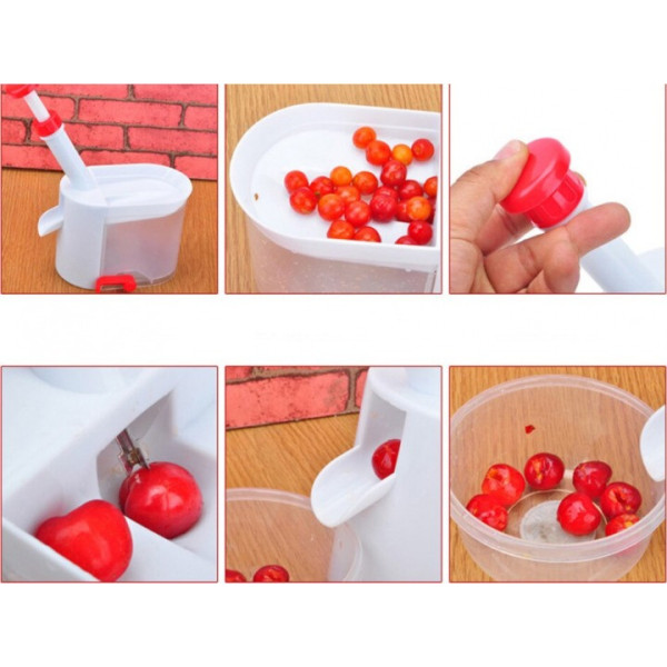 Машинка для удаления косточек из вишни, черешни, маслин и оливок Helfer Hoff Cherry
