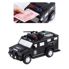 Машина копилка Money Box Toy с Кодовым Замком и Отпечатком Пальца черная