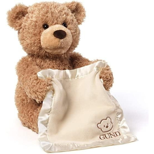 Интерактивный Говорящий мишка Пикабу Peekaboo Bear играющий в прятки 30 см