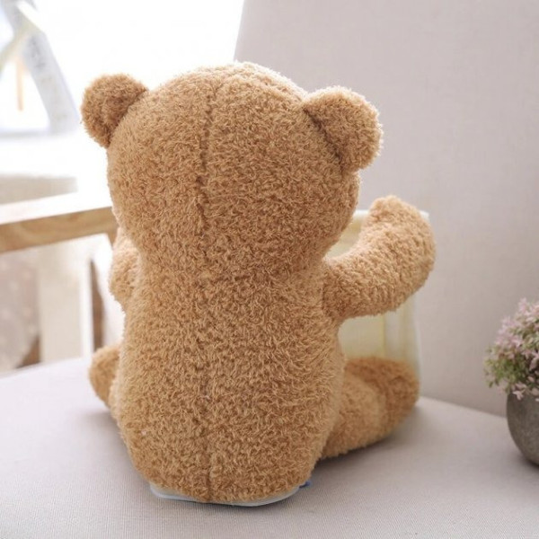 Интерактивный Говорящий мишка Пикабу Peekaboo Bear играющий в прятки 30 см
