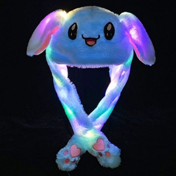 Светящаяся шапка Pikachu toys soft toys with led с двигающими ушками шапка с Led подсветкой