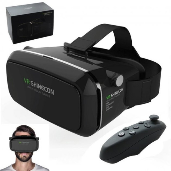 3D Очки виртуальной реальности VR Shinecon с Джойстиком пультом Blutooth