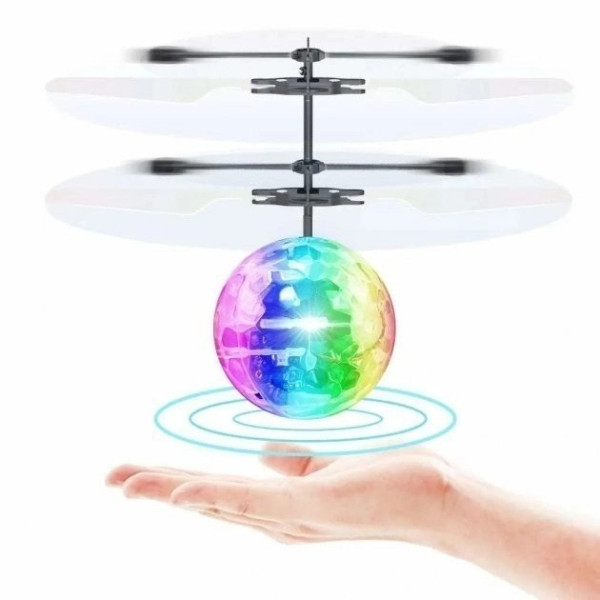 Летающий светящийся шар вертолет Sensor Flying Ball сенсор от руки