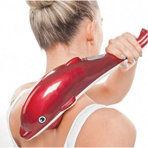 Ручной массажер Дельфин для тела Dolphin Massager для массажа шеи