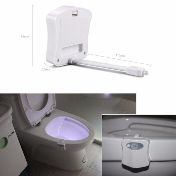 Подсветка для унитаза Light Bowl с датчиком движения светодиодная цветная