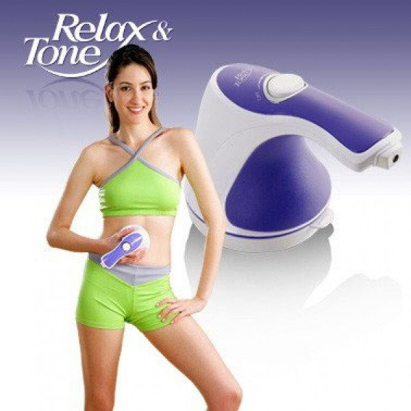 Массажер для тела RELAX AND SPIN TONE, Антицеллюлитный 5 насадок