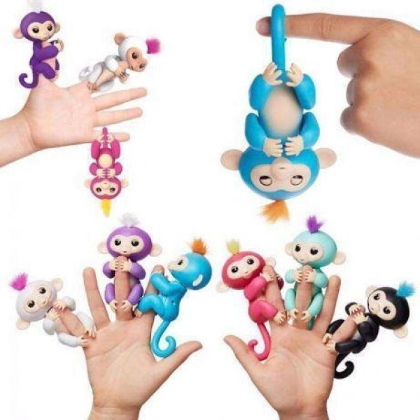 Интерактивная ручная обезьянка Эдди WowWee Fingerlings на палец