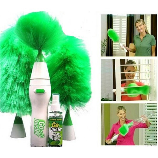Электрощетка As Seen On TV для профессиональной уборки на батарейках Go Duster