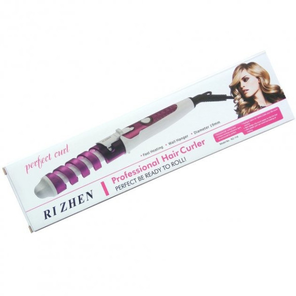 Спиральная плойка для локонов Perfect Curl Rizhen RZ118