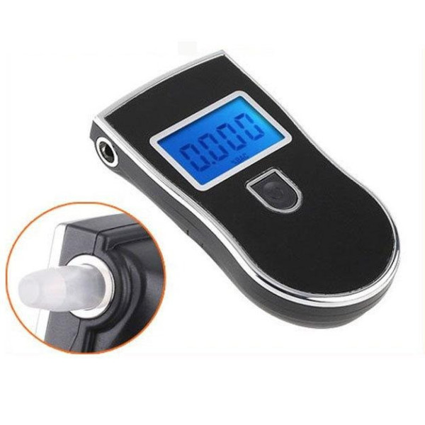 Профессиональный цифровой персональный алкотестер Tester AT-818 c экраном